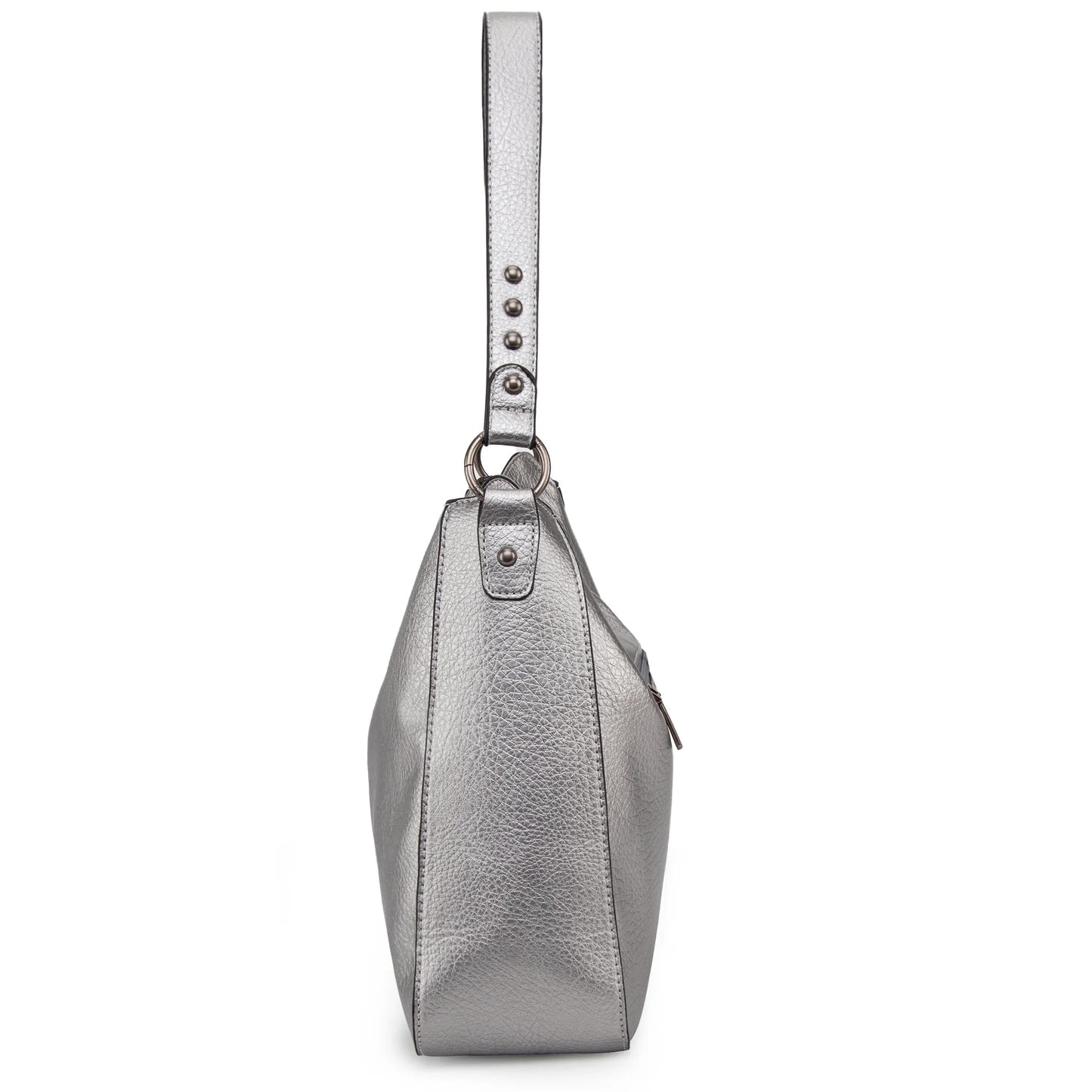 Hobo Bag for Women Crossbody Purse and Handbags Ladies Chic Shoulder Bags, Pearl Silver